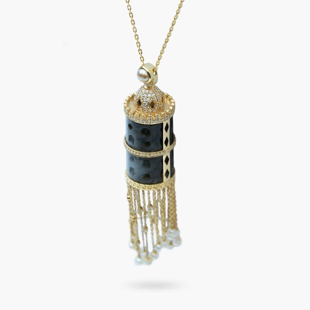 Qasr Al Hosn Labradorite Necklace