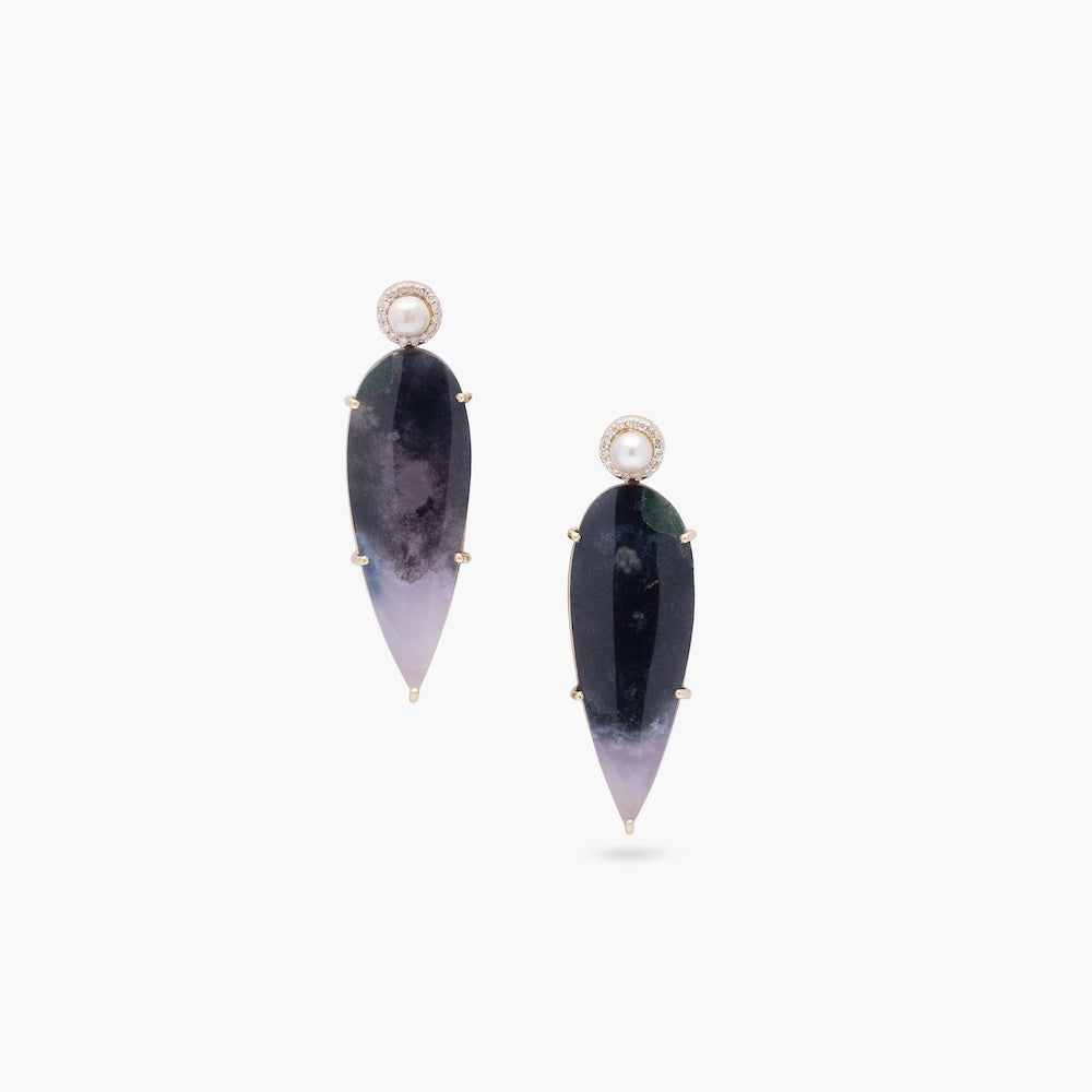 Bali's Breeze Pearl Earrings