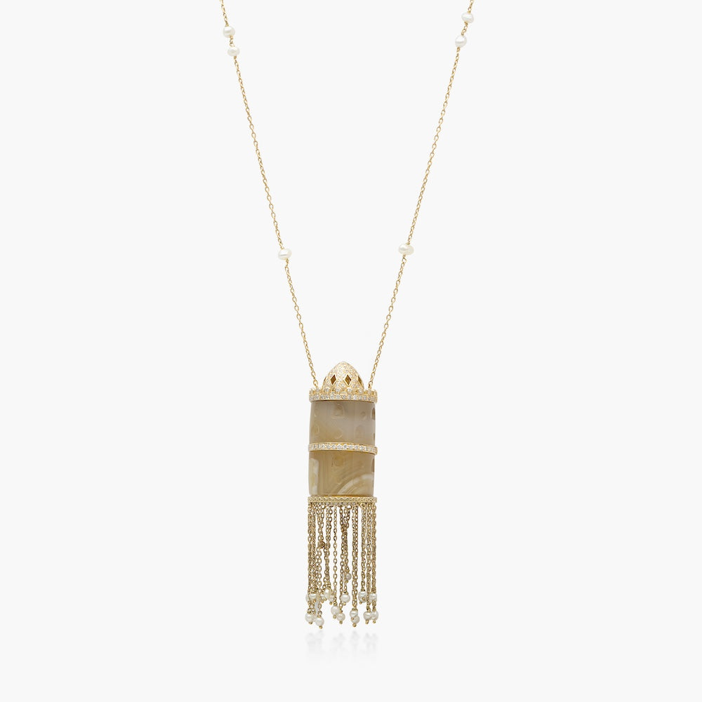 Qasr Al Hosn Agate Necklace