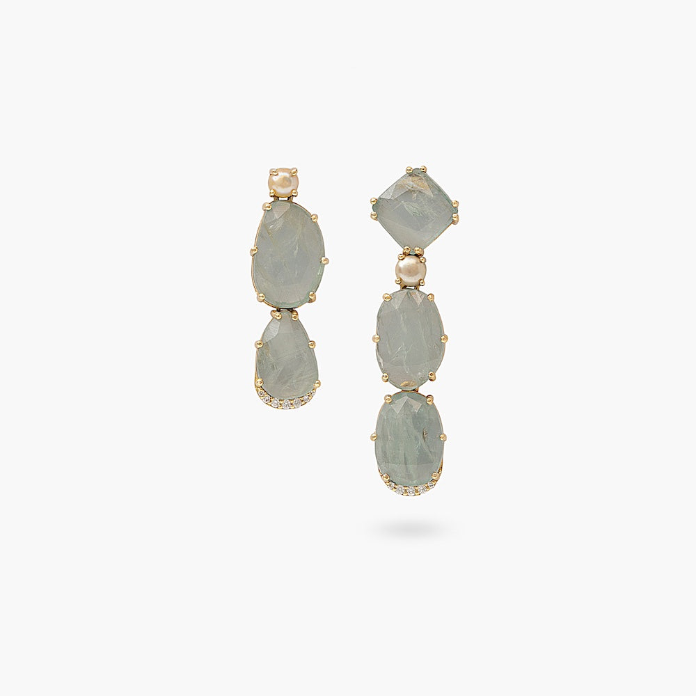 Ocean Harmony Mismatched Earrings