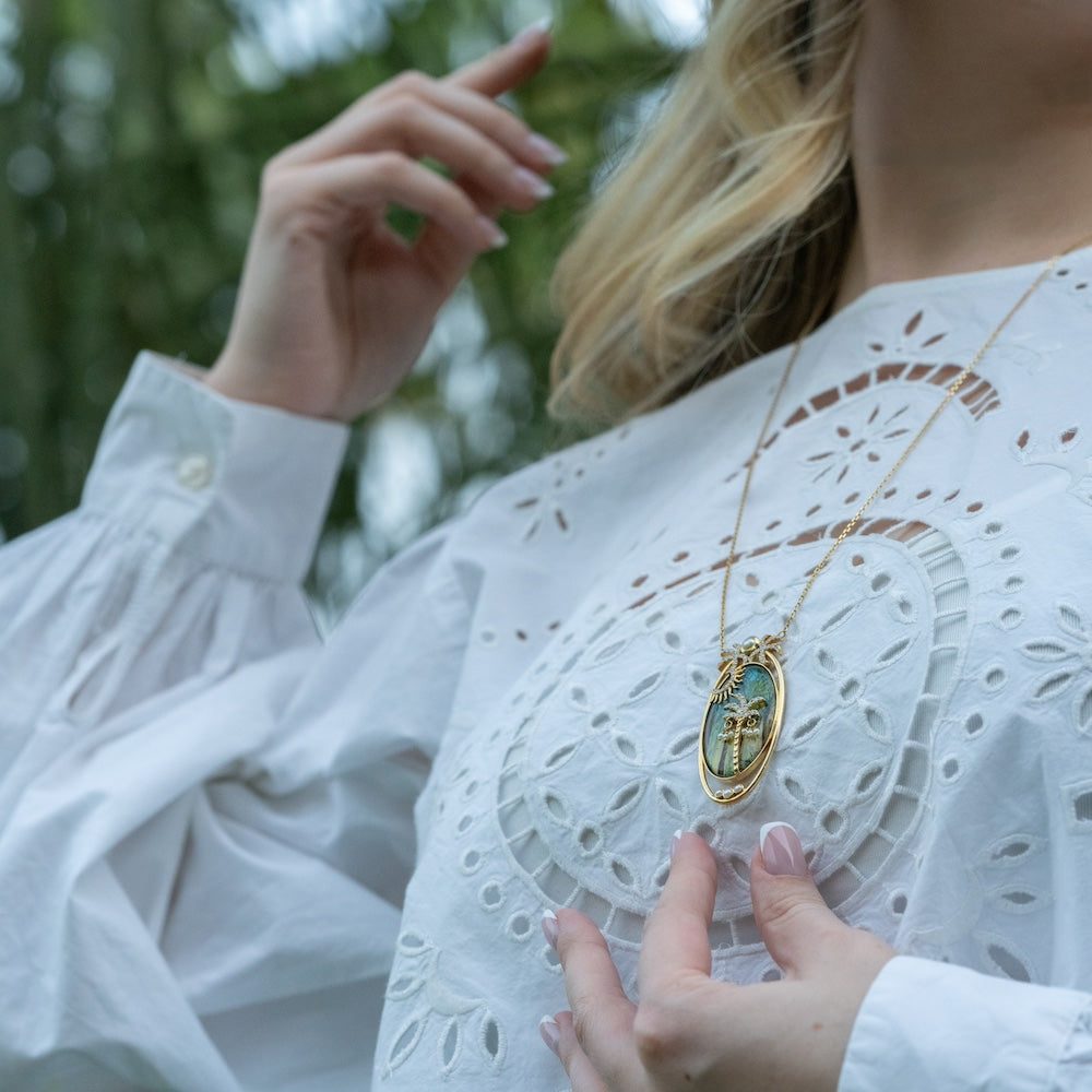 Palmtree Splendor Necklace, ft Abbas Almosawi