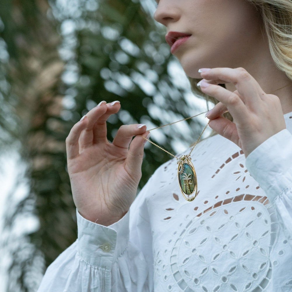 Palmtree Splendor Necklace, ft Abbas Almosawi