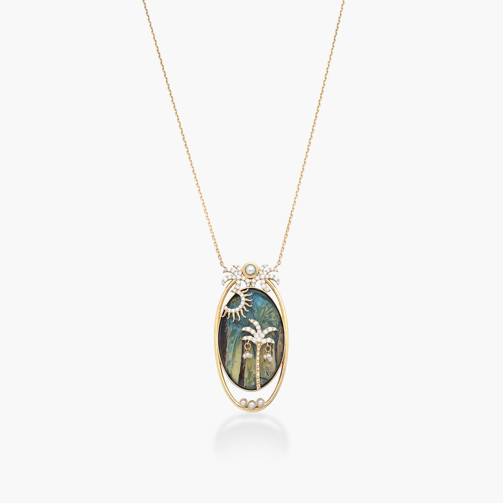 Palmtree Splendor Necklace, ft Abbas Almosawi
