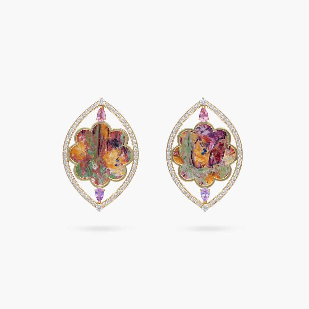 "The Secret Garden" Elegance Earrings, ft Dr. Mayasa AlSowaidi